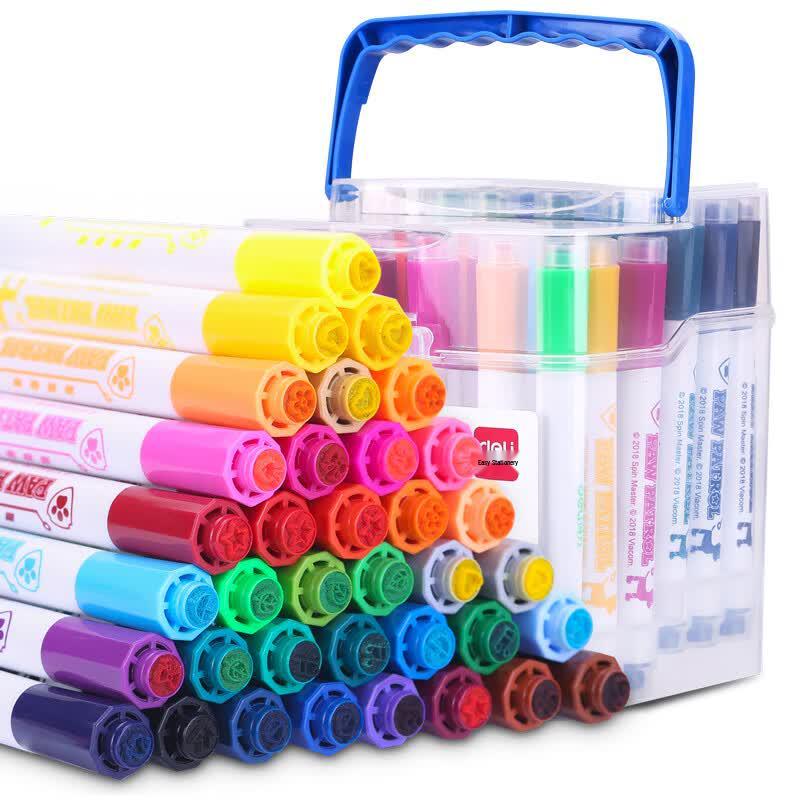 Deli Paw Patrol 36-Color Washable Stamp Markers