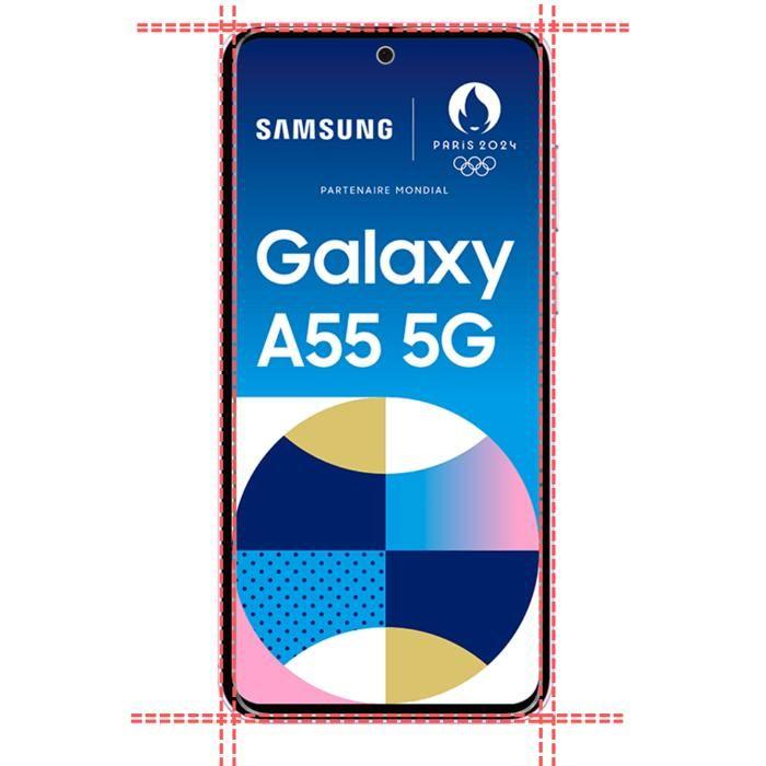 Coque pour Samsung Galaxy A55 5G et 2 Films verres trempé Protection Ecran Phonillico®