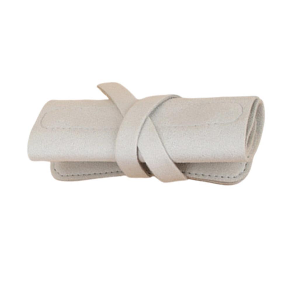 Multi Purpose Jewelry Pouch Soft Microfiber Journey Accessories Storage Roll Bags Convenient Handheld Jewelry Organizer