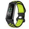 Ремешок с круглым отверстием для Fitbit Charge 6 Быстросохнущий Дышащий Спортивный браслет Совместимый с Fitbit Charge 5 Мягкий силиконовый ремешок