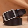 100-170cm Real Cow Genuine Leather Belts for Man High Quality Plus Long Size Male Pin Buckle Waist Belt Strap