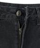 EXCONTAINER Deep Washed Wide Denim Pants (Washed Black)