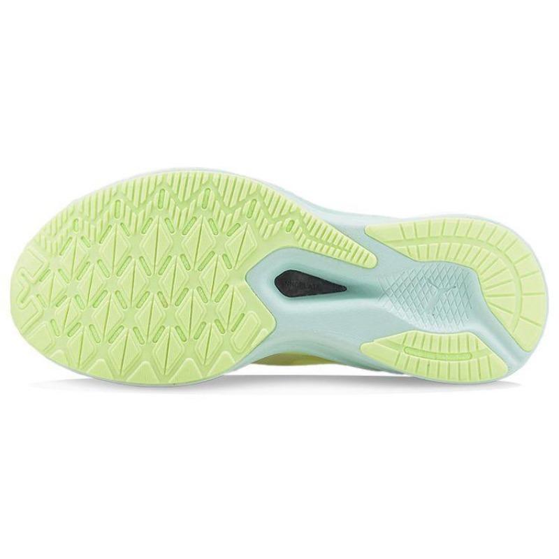 Puma Женские низкие беговые кроссовки Deviate NITRO Elite Зелено-синие 376444-02