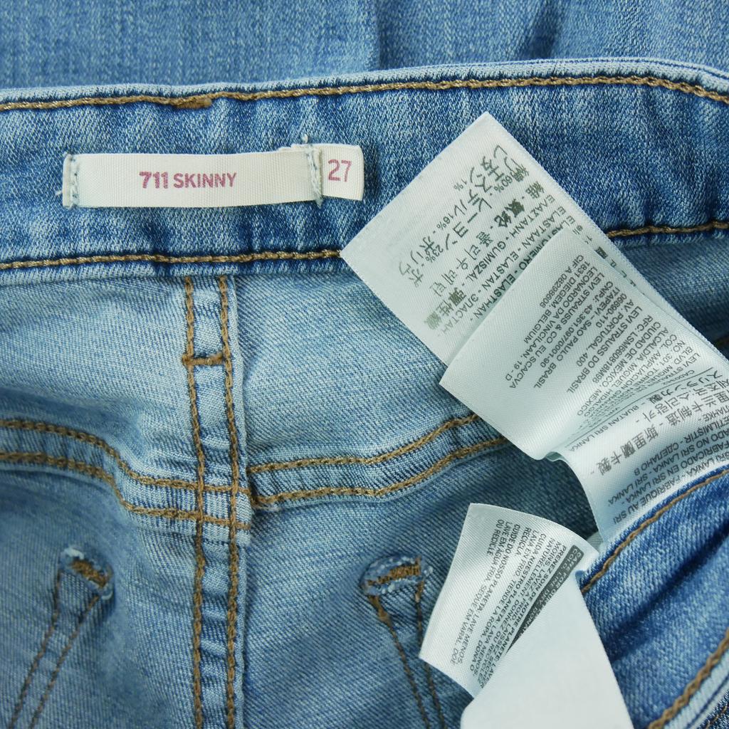 Seconde vie - Jean Femme Levis 711 Skinny Bleu - Excellent état