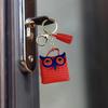 1PC Owl Shape Storage Keyrings Bag Accessories Bag Ornaments Bag Pendants Keychain Exquisite Multicolor