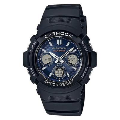 G-Shock Аналогово-цифровые AWG-M100SB-2AJF Синие Мужские Часы Новые
