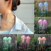 Women Jellyfish Long Tassel Funny UV Glow Ocean Animal Drop Earring Mermaid Jewelry Gift Silicone Earrings Creative