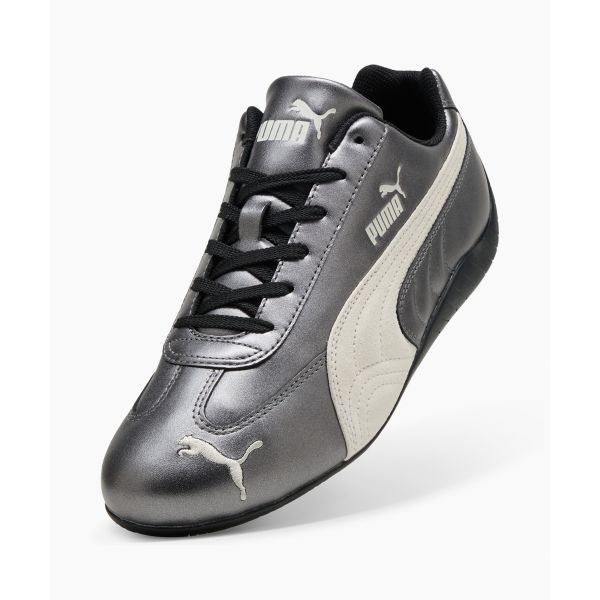 Puma Speedcat Metallic Pack - Черно-белые унисекс кроссовки Тепло-белый 403689-02
