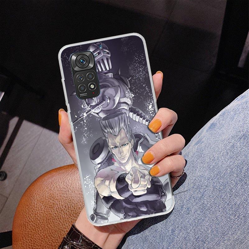 Чехол для телефона JoJo's Bizarre Adventure для Xiaomi Redmi Note 15 14 13 12S 12 11 Pro Plus 14S 11S 11E 10 10S 11T 5G Персонализированный чехол