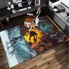 Dinosaur Moonlit Adventure Office Rug Chair Mat, Game Carpet, Suitable for Front Door, Bedroom, Living Room, Desk, Holiday Gift