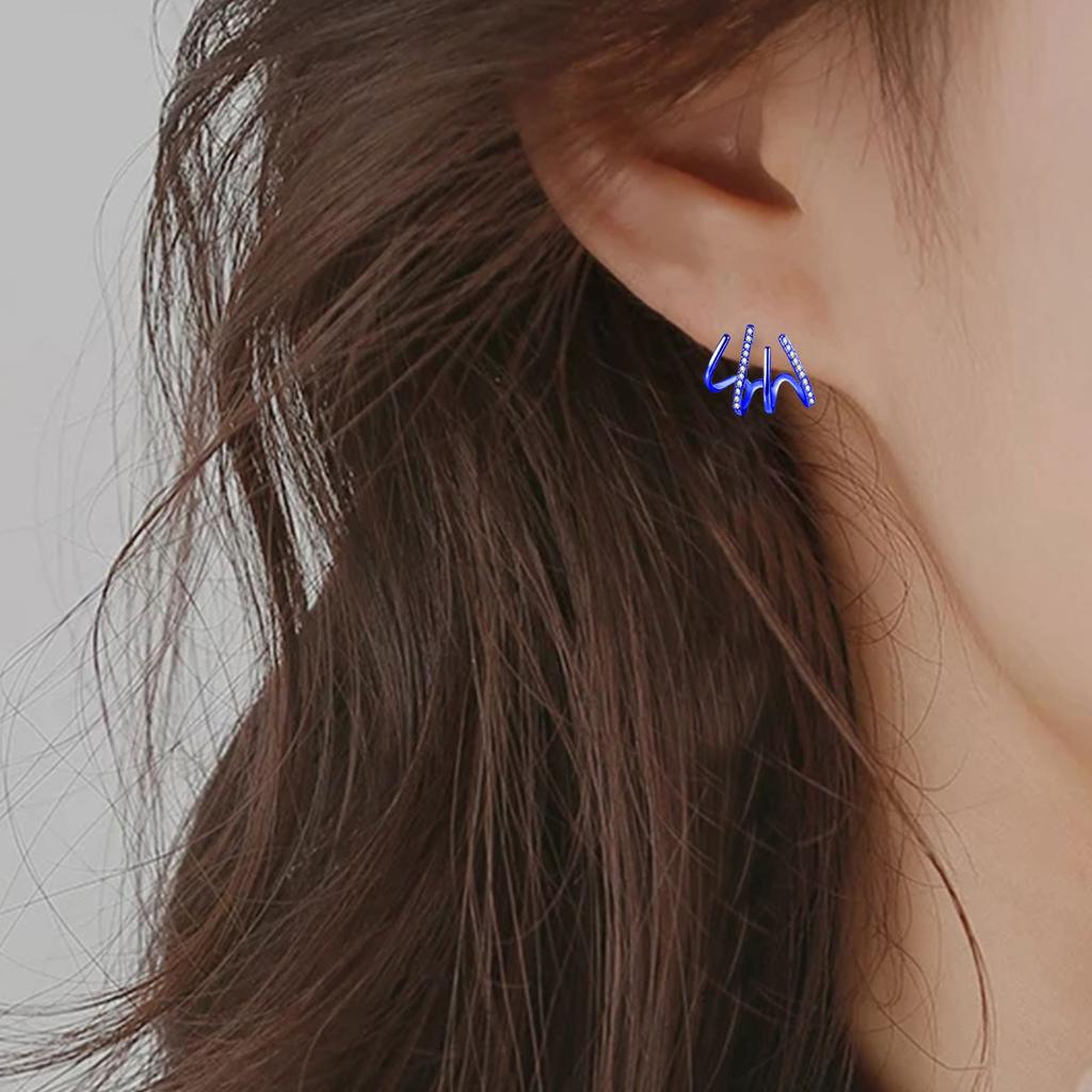 Женские серьги, серьги-гвоздики с зажимами, серьги с пирсингом для девочек