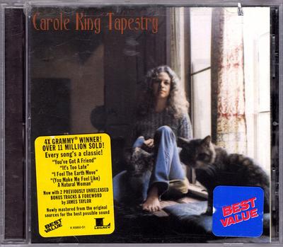 CD КЭРОЛ КИНГ - Tapestry  EK65850 Ode Records 1999 США Рок Б/У