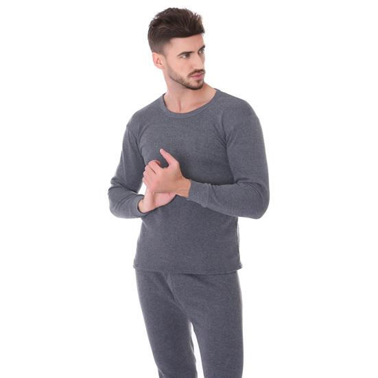 Thermal Underwear for Men Fleece Lined Long Johns Top And Bottom Set Casual Cold Weather Base Layer Set