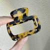 Acetate Square Hair Claw Elegant Hair Clip Retro Horsetail Clip  Girls