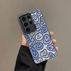 Для Samsung Galaxy S21 FE S24 S23 Ultra Plus FE S25 S22 Ultra Plus Лазерный Чехол для Телефона Милый Мультяшный Лицо-Улыбка Ударопрочные Чехлы