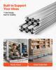 VEVOR 6PCS 2020 Aluminum Extrusion Profile, 78.74 Inch 2000 mm, T Slot European Standard Anodized Linear Rail, High-Strength Extruded Aluminum Rail