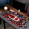 AC Milan Theme Mouse Pad, Non Slip Rubber Base, Multifunctional Office & Home Decor, Perfect for Workspace Personalization.