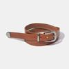 Halden Western Round Square Belt (T010_tan)