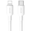 Usams Ład. Siec. 1Xusb-C Pd20W Pd3.0 Fast Charging Us-Cc183 + Kabel Usb-C/Lightning Us-Sj610 Biały/White Yx Series Yxxlogtc03