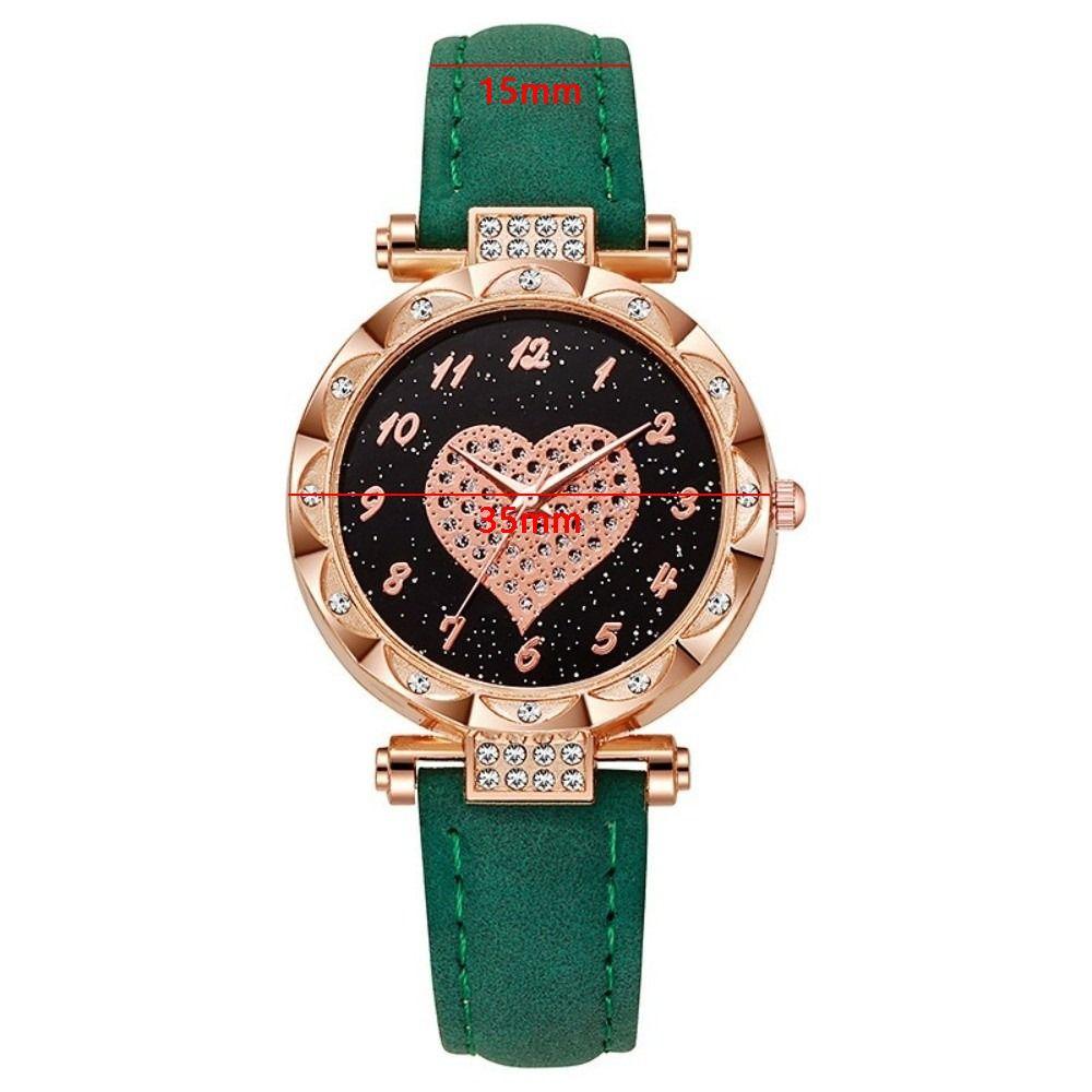 Casual Electronic Watch Leather Strap Wrist Watches Fashion Quartz Wristwatches Women