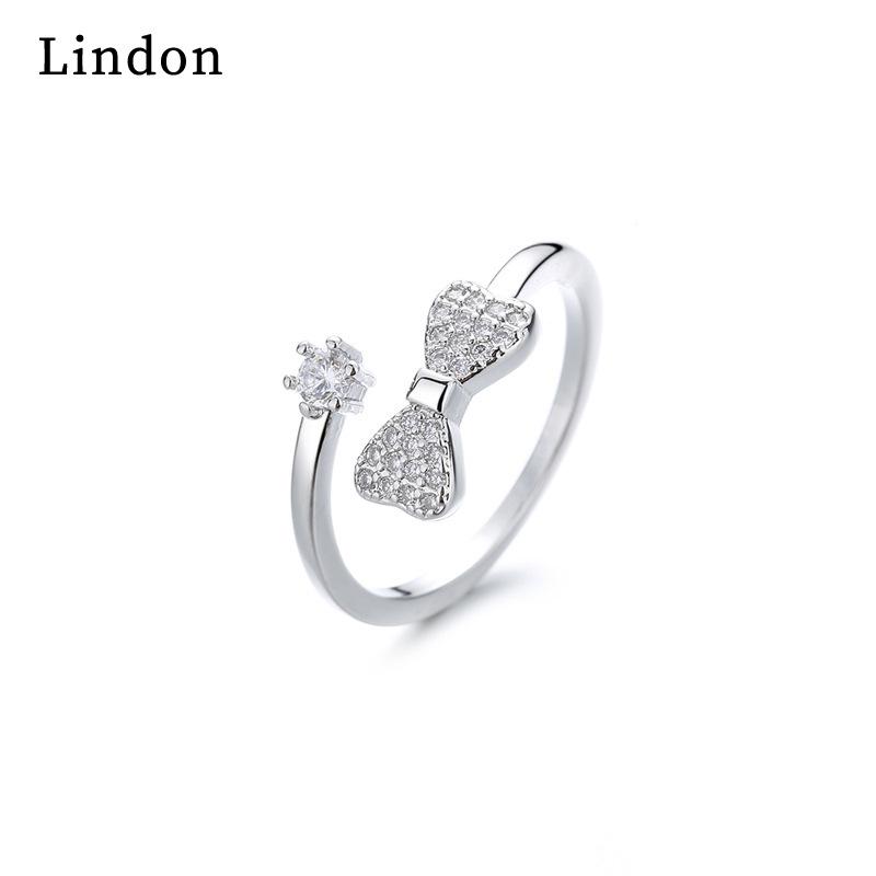 Классическое кольцо Lindon из медного сплава с цирконием, женские ювелирные изделия, свадебный подарок для вечеринки