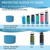 Anti-Slip Bottle Bottom Sleeve Silicone Sports Cup Cover for Aquaflash/HydroFlask  12-40 Oz
