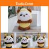 Милый плюшевый брелок Панда Пчела с различными выражениями, идеальный для коллекционеров и в качестве подарка
