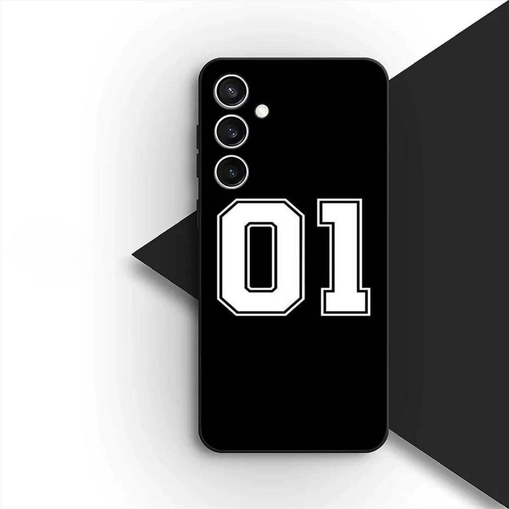 Soccer Number Football Silicone Cover for Samsung Galaxy S10 Lite S8 S9 Plus A33 A34 A31 70 A71 A72 Note 20 9 8 Coque Phone Case