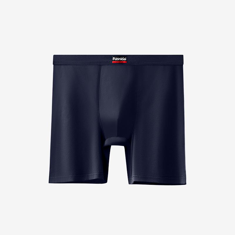 Мужские боксеры-брифы больших размеров из чистого хлопка с высокой талией - Защита от натирания, дышащие, теплые, расширенный размер для больших и высоких