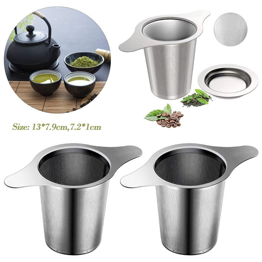 Large Capacity Mesh Strainer Stainless Steel Teapots Hot Mugs  Home