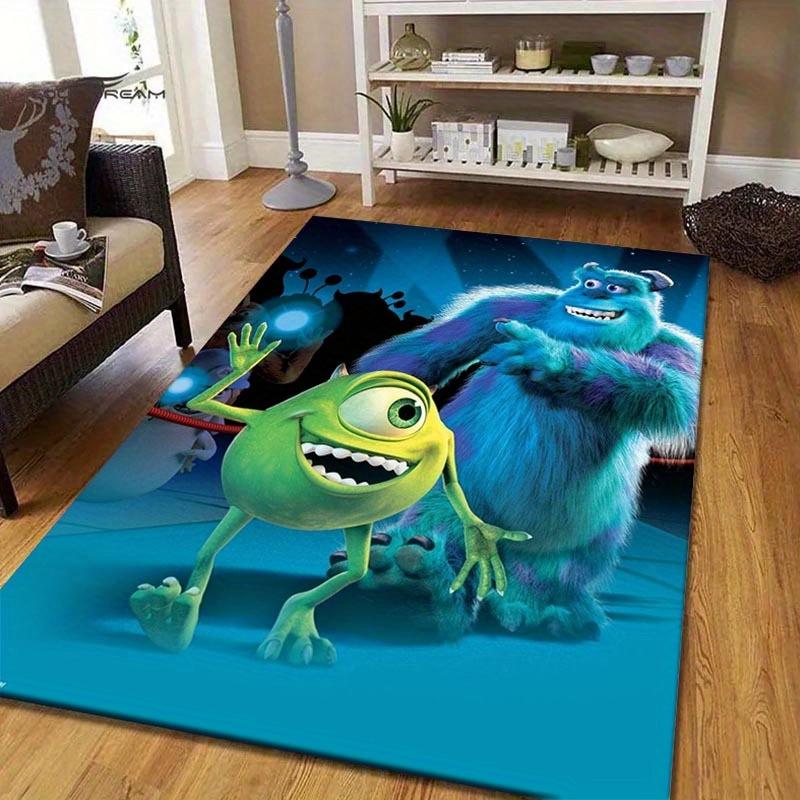 1pc Monsters University Pattern Area Rug Soft Flannel Floor Mat for Living Room,Office,Bedroom and Carpet,Sofa Coffee Table Floor Mat