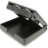 TIHOOD 2PCS Adjustable Folding Drink Holder With Screws/Adjustable Cup Holder For Marine/Boat/Caravan/Car (Black)
