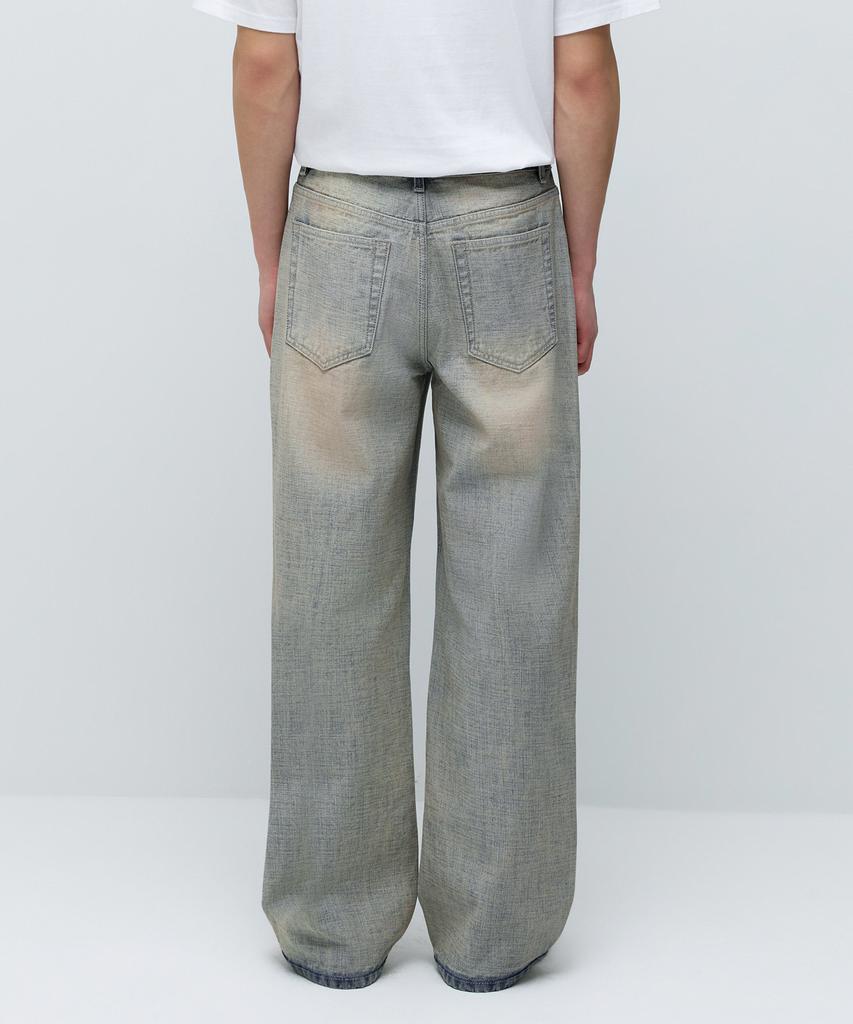 MUSINSA STANDARD Inside Out Loose Baggy Denim Pants [Light Indigo]