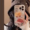 Ретро Мультяшная Тыква Чехол для Мобильного Телефона IPhone 15 Apple 16 Promax Подходит для 14 Противоударный 13 Прозрачный 11 Трехмерный