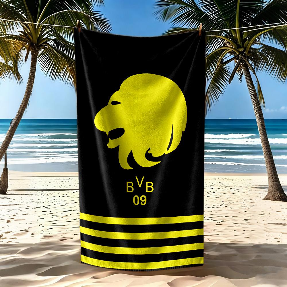 Borussia Dortmund Beach Towel Soft Durable Quickdry Comfortable Lightweight Perfect For Traveling Yoga Camping And Swimming