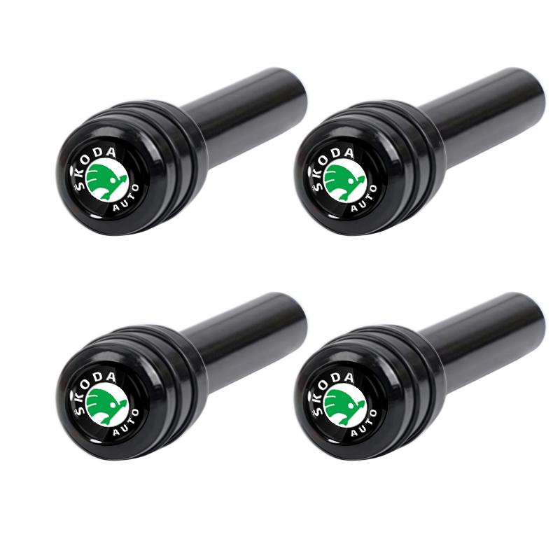 VMAD6 Alloy automobile safety door lock pin safety accessories For skoda OCTAVIA RS FABIA KAMIQ KAROQ KODIAQ RAPID SCALA SUPERB Scale