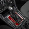Автомобильные аксессуары для Volkswagen VW Golf 7 GTI MK7 2014-стайлинг автомобиля, внутренние красные наклейки из углеродного волокна