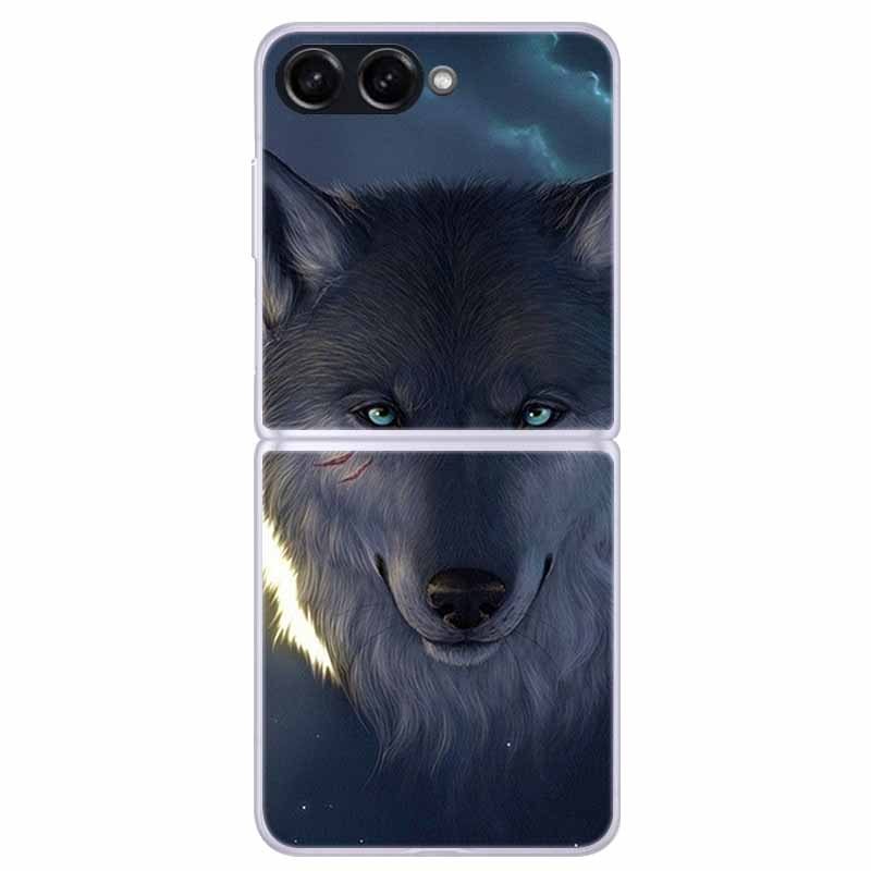 For Samsung Galaxy Z Flip 7 5G Case Flip7 Coque Transparent Plastic PC Hard Phone Case For Samsung Z Flip 7 6 5 Back Cover Case