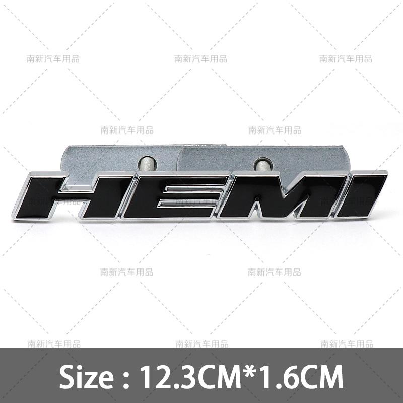 Металлические 3D наклейки на автомобиль Hemi, эмблема-значок на решетку радиатора, наклейка на задний багажник