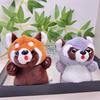 Small Endearing Raccoon Plush Toy Keychain Super Soft And Lovable Animal Decor