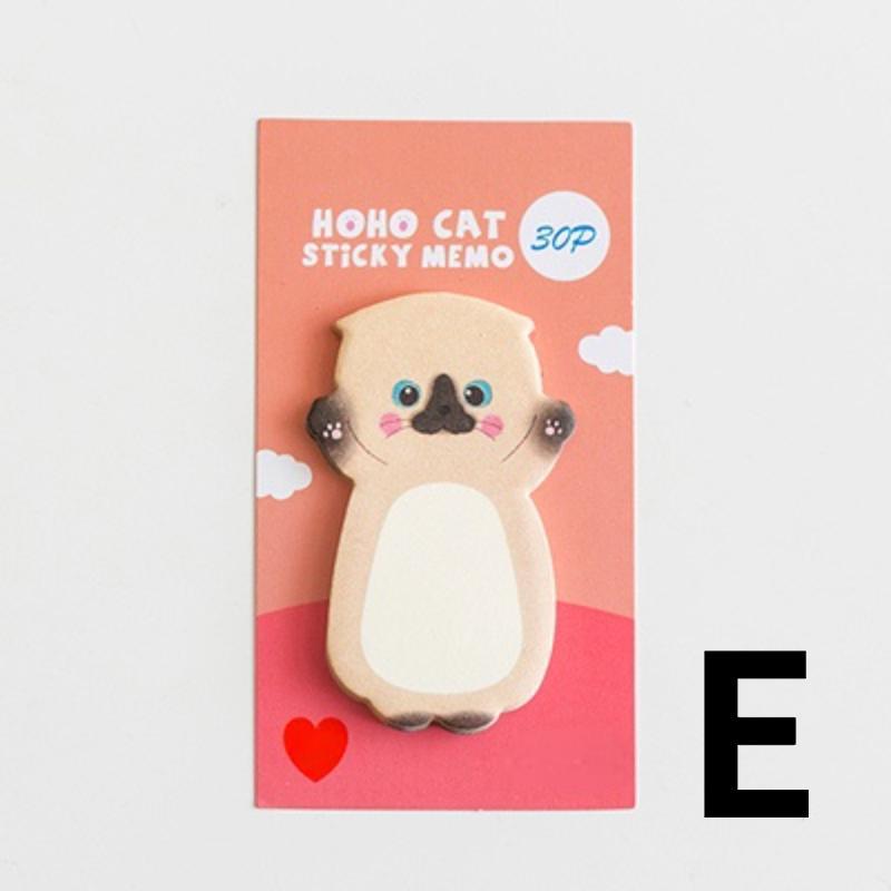 1 Pcs Cute Cat Series Sticky Note Student Message Sticker N Times Memo Pad Scrapbooking School Label Stationery