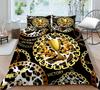 Duvet Covers 3D Golden Chain Fashion Highend Bed Set Cover Girl Women Bedspreads Home Textile Double Size Bedding Coverset