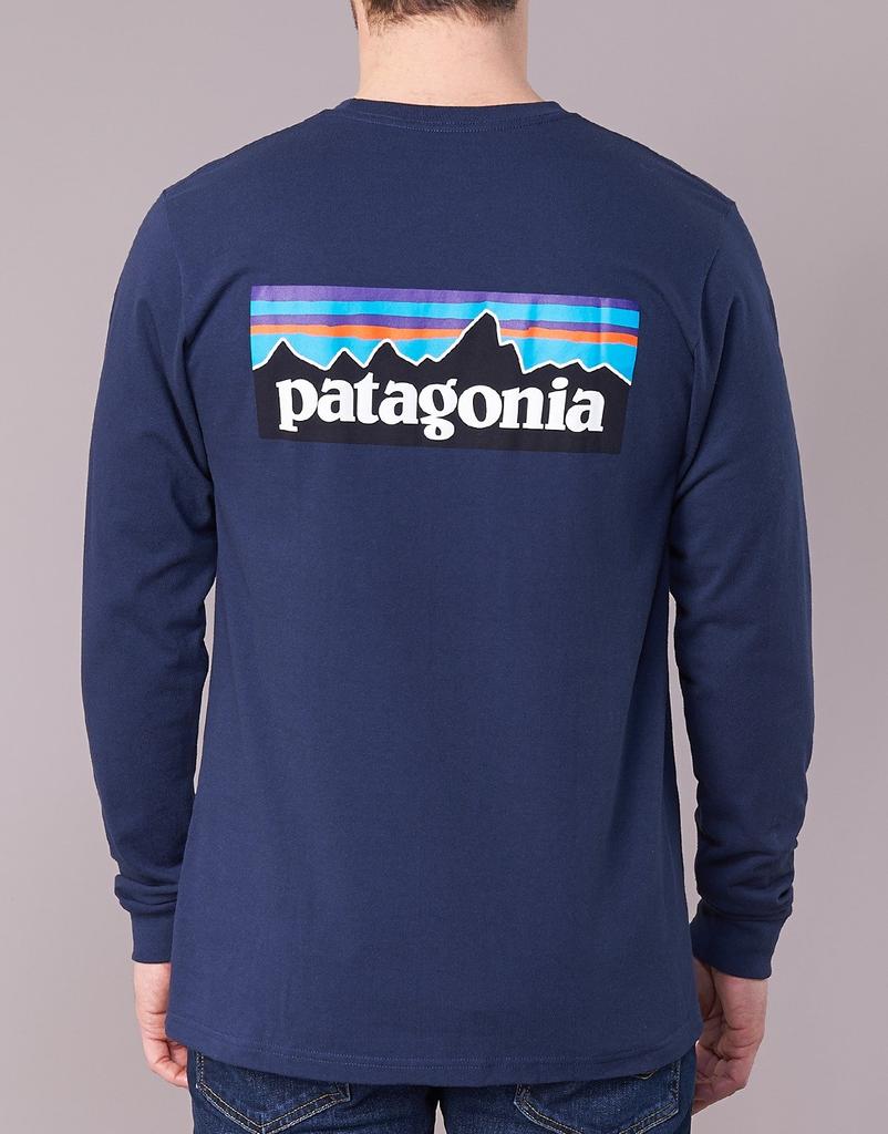 Patagonia Мужская футболка с длинным рукавом и логотипом Responsibility Ms Logo CNY S P-6
