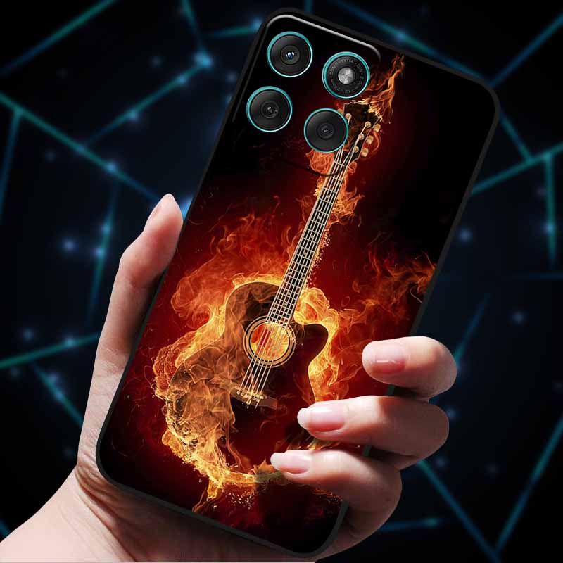 For Motorola Edge 60 Fusion Case 60Stylus 3D Flowers Emboss Phone Cases for Moto Edge 60 PRO Stylus Back Soft Silicone Bumper