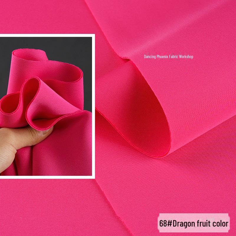 320 г утолщенного шелкового хлопкового трикотажного полотна для эластичного силуэта