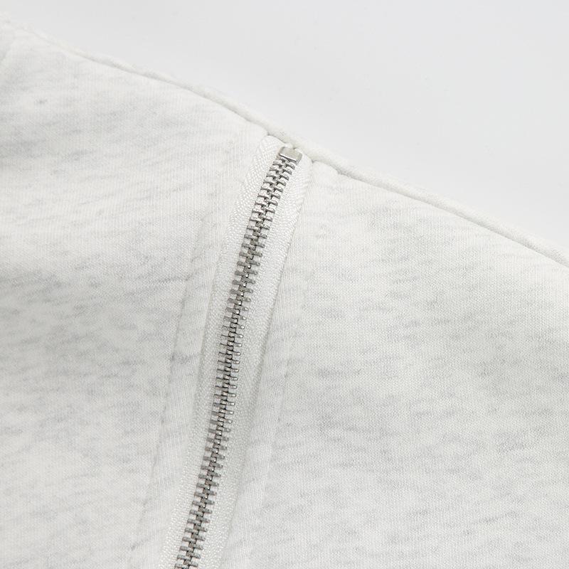 Men's Retro Multi-Zipper Hooded Sweatshirt - Autumn/Winter Versatile Style.