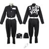 Demon Slayers Kimetsu No Yaiba Cosplay Costume Top Jacket Pants Black Team Uniform Unisex Halloween Clothes