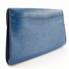 LOUIS VUITTON Art deco Clutch bag M52635 Business Bag Toledo Blue Blue Epi Leather Women Used