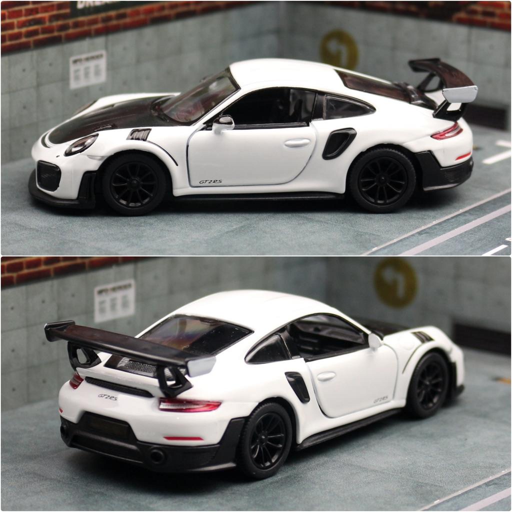pdbn6 KiNSMART Toy Car Model 1/36 Porsche 911 GT2 RS Super Racing Alloy Diecast Miniature Vehicle Collection Gift For Children Boy Kid