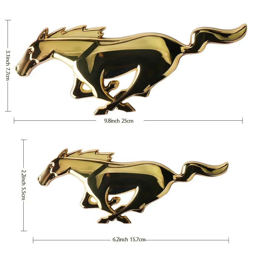 Car Sticker 2026 Ford 2025 Hot 3D Metal Styling Car Front Grill Badge Sticker Decal for Ford Focus Mustang 2 3 4 MK2 MK3 MK5 Fie